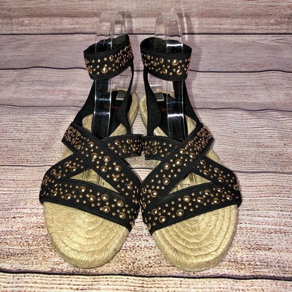 CASTAÑER Inette stud-embellished grosgrain sandals - Picture 3 of 7